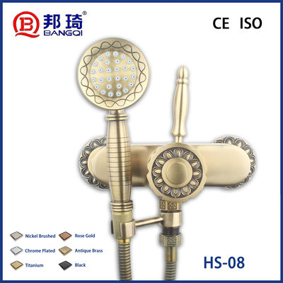Buon prezzo HS-08 Testa di doccia semplice in ottone in linea